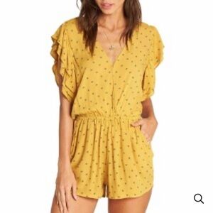 BILLABONG Ruffled Up Onesie Romper size M